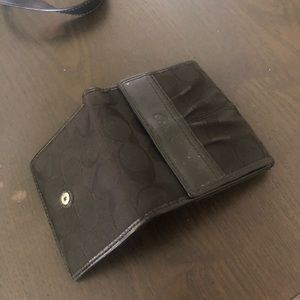 Black Coach Wallet